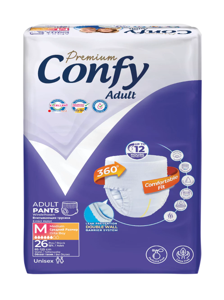 Confy Premium Inkontinenz Windelhosen Pants für Erwachsene (Saugstark)