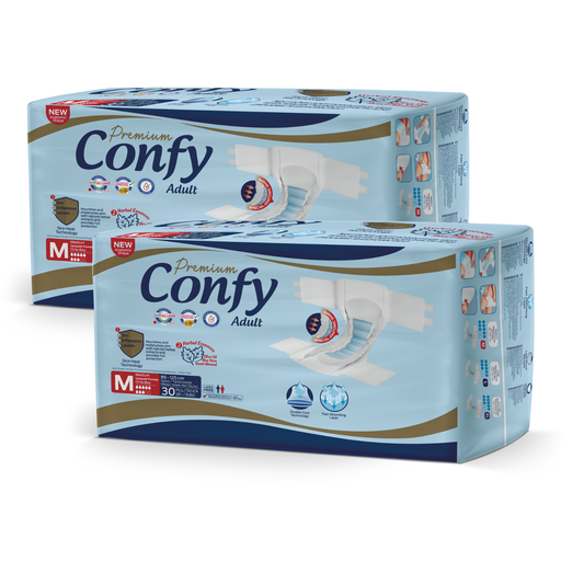 CONFY Premium Erwachsenen - Windeln Inkontinenz (Saugstark) 60St.